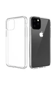 iPhone 11 Pro Max Kılıf Lüx Şeffaf Silikon - 1