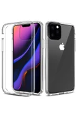 iPhone 11 Pro Max Kılıf Lüx Şeffaf Silikon - 4