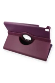 iPad 10.2 (7.nesil) Kılıf 360 Tablet Deri Kılıf - Mürdüm - 1