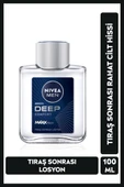 Nivea Men Erkek Tıraş Sonrası Losyon Deep Dimension Comfort 100ml, Erkeksi Koku, Yüksek Performans thumbnail 1