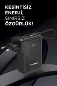 Torima TRM-1017 Siyah 10000 mAh Type-C Giriş ve Çıkışlı Taşınabilir 22,5 W Hızlı Şarj Dijital Göstergeli Powerbank thumbnail 2