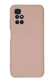 Xiaomi Redmi 10 2022 Kılıf Nano içi Kadife Silikon - Pudra - 1