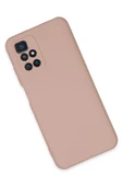 Xiaomi Redmi 10 2022 Kılıf Nano içi Kadife Silikon - Pudra - 3