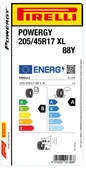 PİRELLİ 205/45R17 88Y XL POWERGY thumbnail 2