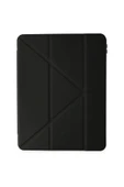 iPad 10.2 (8.nesil) Kılıf Kalemlikli Mars Tablet Kılıfı - Siyah - 3