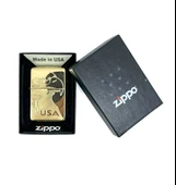 Zippo Amerikan Kartalı High Polish Brass Dizayn Çakmak thumbnail 4