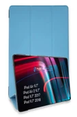 iPad 5 Air 9.7 Kılıf Tablet Smart Kılıf - Mavi - 1