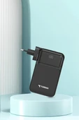 Torima TRM-1027 Siyah 20000 mAh Type-C + Lightning + USB  Taşınabilir 22,5 W Hızlı Şarj Dijital Göstergeli Powerbank - 2