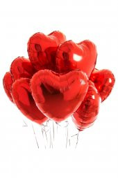 Sevgiliye Kalp Folyo Balon 40 cm - 2