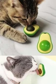 Catnipli Yenilebilir Kedi Nanesi Otu Oyun Topu Oyuncağı Top Oyuncak Kedi Yalama Topu Avokado - 2