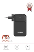 Torima TRM-1027 Siyah 20000 mAh Type-C + Lightning + USB  Taşınabilir 22,5 W Hızlı Şarj Dijital Göstergeli Powerbank - 1