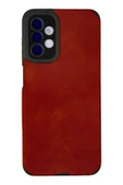 Samsung Galaxy A04S Kılıf Loop Deri Silikon - Kırmızı - 1