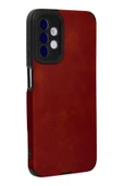 Samsung Galaxy A04S Kılıf Loop Deri Silikon - Kırmızı - 2