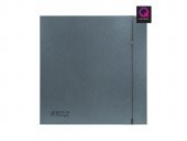 Dekoratif Gri Havalandırma Fanı Grey Silent 100 Cz Design Ultra Sessiz Banyo Wc Aspiratörü Soler Palau Estetik Dizayn - 1