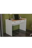 Alfimo Mobilya SWENEY 3 ÇEKMECELİ ÇALIŞMA MASASI BEYAZ&CEVİZ - 2