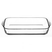 Paşabahçe Borcam 59124 Kulplu Dikdörtgen Tepsi - 1