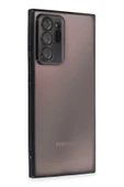 Samsung Galaxy Note 20 Ultra Kılıf Lensli Silikon - Siyah - 1