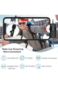 Plentiful Kablosuz Tekli Yaka Mikrofonu 3.5mm Aux iPhone Type-C PC Tablet Video Ses Kayıt Vlog USB C ve Amfi - 3