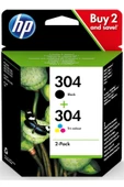 HP 304 Black-color Siyah-renkli Multi Paket Kartuş 3jb05ae - 1