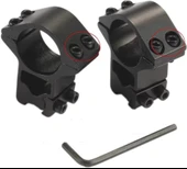 -25.4mm Dürbün İçin 11mm Yüksek Havalı  / Av Tüfeği Ayağı - 3