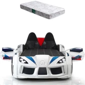 Arabalı Yatak, Audi Koltuklu Full Ledli Arabalı Yatak + 1 Adet Comfort Yatak thumbnail 1