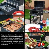 FLEXTAIL Memphis Fırınlı Mangal Kömürlü Mangal & Fırınlı Barbekü Paslanmaz Çelik Katlanır Ayaklı - 2