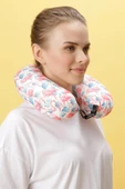 Ortopedik Seyahat Yastığı Visco Boyun Yastığı - Flamingo - 2