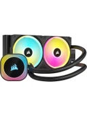 Corsair iCUE LINK H100i RGB AIO 240 mm Intel(1700p/1851p)-AMD Uyumlu Sıvı Soğutucu SİYAH (CW-9061001-WW) - 1