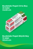 6 Lı Eko Paket- Pişirme Kağıtları, Alüminyum Folyo, Streç Film, Orta ve Büyük Boy Buzdolabı Poşeti - 7