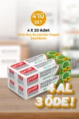 4 Adet 20 Li Buzdolabı Poşeti Orta Boy Dayanıklı Gıda Saklama Torbası Dondurucu ve Buzluk - 1