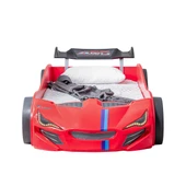 Arabalı Yatak, Merso Bazalı Rüzgarlıklı Ledli Arabalı Yatak, Ledli - Kırmızı thumbnail 5