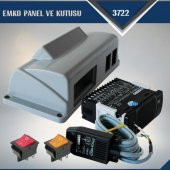 Emko 3722 Isı-Nem-Motor Çevirme Cihazı (2 Işıklı Anahtar ve Panel Kutulu) - 1
