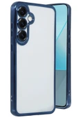 Samsung Galaxy S25 Plus Kılıf Lensli Silikon - Lacivert - 2