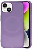 iPhone 14 Kılıf Maya Karbon Kapak - Mürdüm - 3