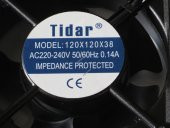 Tidar Kare Fan (120x120x38 mm) - 3