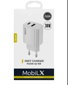 MobiLX 38W Hızlı Şarj Başlığı – PD20W + QC18W Çift Çıkışlı - 3