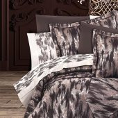 Beatrix 11 Parça Elyaf Dolgulu Lüks Çeyiz Seti Kahve - 2