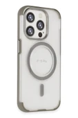 iPhone 15 Pro Hilton Magsafe Kapak - Titan Gri - 1