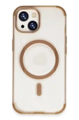 iPhone 15 Hilton Magsafe Kapak - Gold - 1