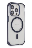 iPhone 15 Pro Max Hilton Magsafe Kapak - Lacivert - 2
