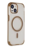 iPhone 15 Hilton Magsafe Kapak - Gold - 2