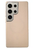 Samsung Galaxy S24 Ultra Besa Magsafe Kapak - Desert - 2