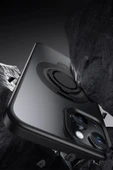 iPhone 12 Avatar 360 Dönen Magsafe Kapak - Siyah - 5