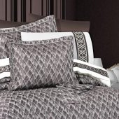 Victoria 11 Parça Elyaf Dolgulu Lüks Çeyiz Seti Kahve - 4