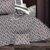 Victoria 11 Parça Elyaf Dolgulu Lüks Çeyiz Seti Kahve - 5