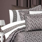 Victoria 11 Parça Elyaf Dolgulu Lüks Çeyiz Seti Kahve - 3