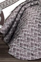 Victoria 11 Parça Elyaf Dolgulu Lüks Çeyiz Seti Kahve - 7