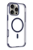 iPhone 16 Pro Hilton Magsafe Kapak - Lacivert - 1