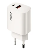 MobiLX 38W Hızlı Şarj Başlığı – PD20W + QC18W | Model: M-06 - 2
