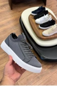4225 HAKİKİ DERİ ERKEK SNEAKERS - ERKEK SPOR AYAKKABI - 4